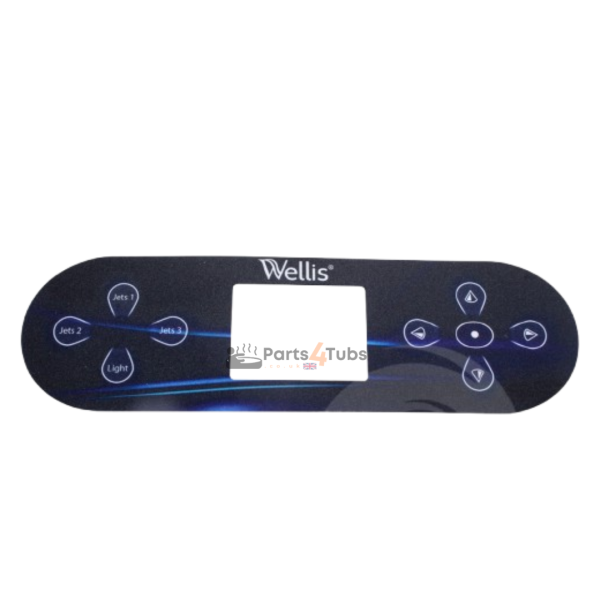 Wellis Sticker control panel- TP800 (Wellis) (ACM0559)