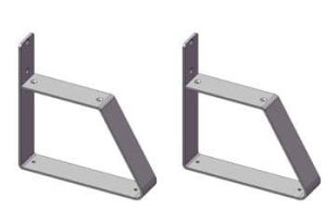 CDP/FLOOR | Floor mounting kit to suit CDP40, CDP50 and CDP70
