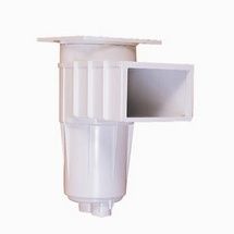 HD1002C | Skimmer + parallel extension throat, plumbed - white