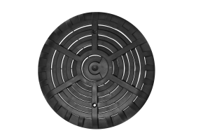 HD33C+B | 6" Main drain with anti-vortex grille - black