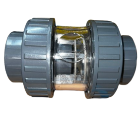 2" Double Union Clear Swing Check Valve