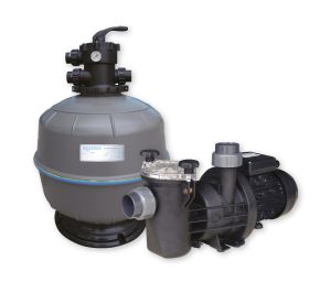 ZZEX24P | 24 Exotuf filter, valve, sand, 1hp Swimflo pump & base