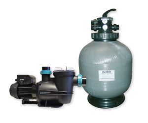 ZZFVS20/P | 20? (500mm) Vision side mount filter with valve, sand and 0.75hp Aquaspeed pump