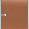 SSR012/PR | Harvia glass steam room door 1890mm x 690mm bronze glass - aluminium frame