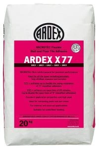 GMWAD/20 | Ardex X77 adhesive - 20kg - white