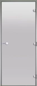 SSR012/SA | Harvia glass steam room door 1890mm x 690mm satin glass - aluminium frame