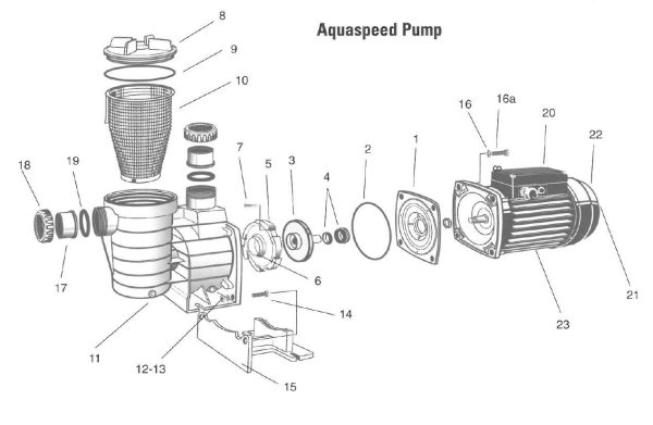 Aquaspeed - Capacitor 1HP - 1.5HP (25uF) PART 20 - Old style pre 2019 | SPMG03S