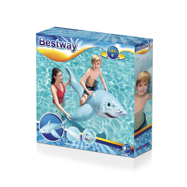 Bestway Realistic Shark Ride-On | BW41405 - Image 5