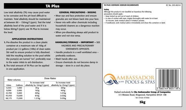 25kg TA Plus | TAPLUS25OL - Image 2