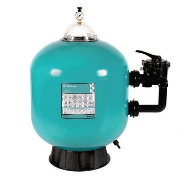 Triton Side Mount Filter TR60 (24") - c/w Multiport Valve, Pressure Gauge | PAC-050-0351