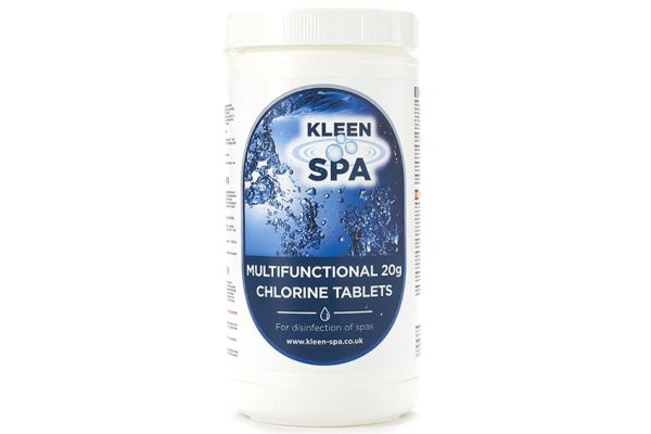 Kleen Spa™ Pool & Spa - Multifunctional 20 gram Spa Chlorine Tablets 1Kg | 33670