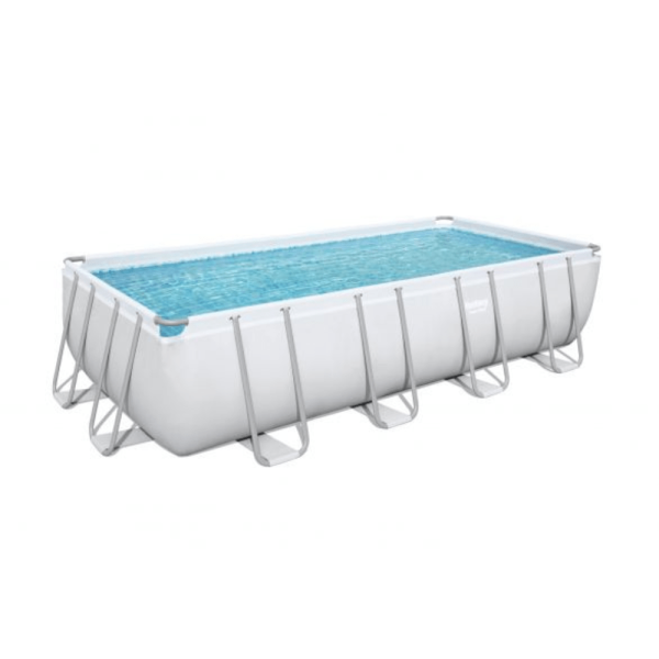 Bestway Power Steel Rectangle Pool Set - 18' x 9' x 48" | BW56466