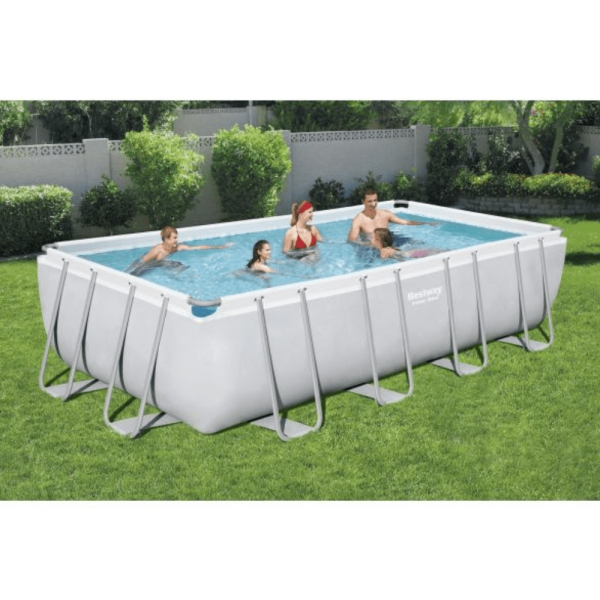 Bestway Power Steel Rectangle Pool Set - 18' x 9' x 48" | BW56466 - Image 7