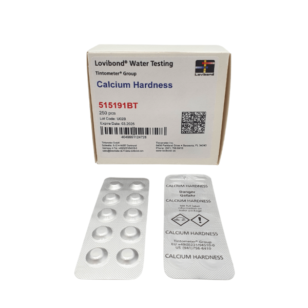 Lovibond - Calcium Hardness 250 Tablets (foil) - 515191BT - Comparator & Mini Kit | TTHRD250F