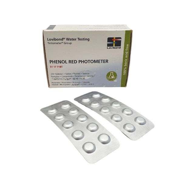 Lovibond - 250 Phenol Red (Photometer only) Tablets for pH - 511771BT | TTREDPLT250