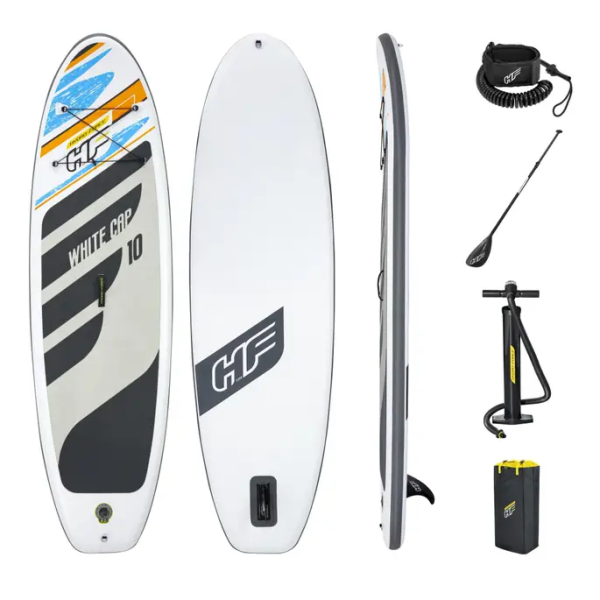 Hydro-Force White Cap Stand Up Paddleboard + Seat