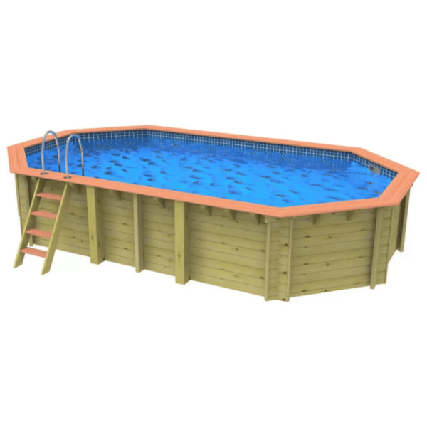 Bayswater Wooden Walled Pool Kit + Plain Liner l WPPBAY/PLI4051