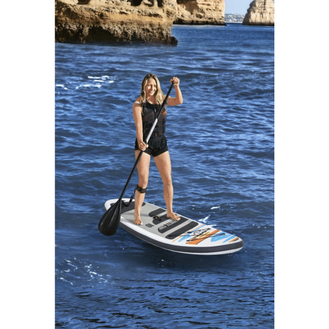 Hydro-Force White Cap Set Stand Up Paddle Board l BW65342 - Image 3