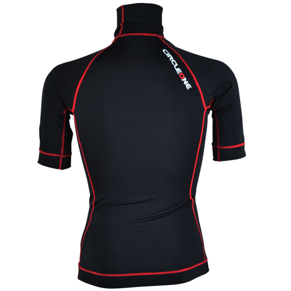 Lycra Short Sleeve Men’s Rash Vest Red MED l A26M-R-MED - Image 2