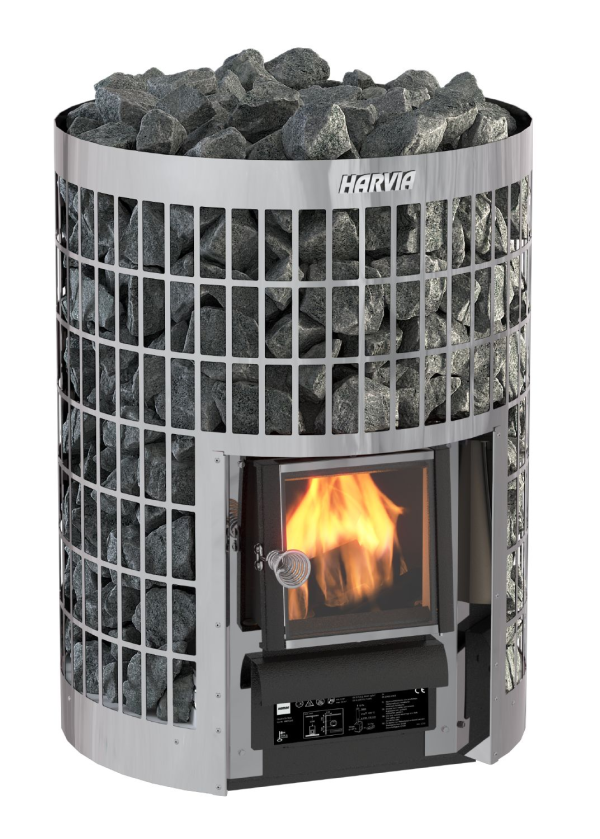 SHWKPC16S | Harvia Cilindro 16 steel wood burning stove