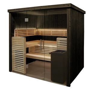 HSSHF1620S | Fenix sauna cabin 2058 x 1606 x 2016