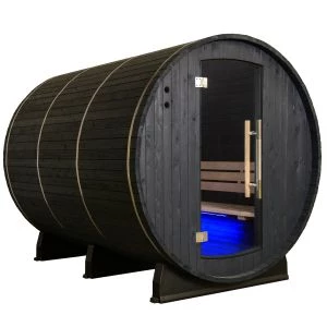 AH/PINNACLEON | Pinnacle barrel sauna - Onyx finish