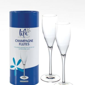 Life Champagne Flutes - Set Of Two