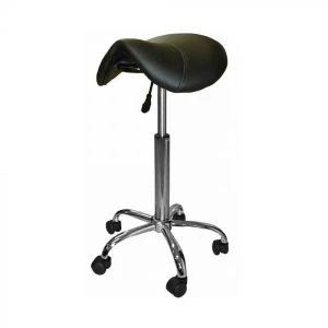 AFSAD/BLK | Saddle stool - black