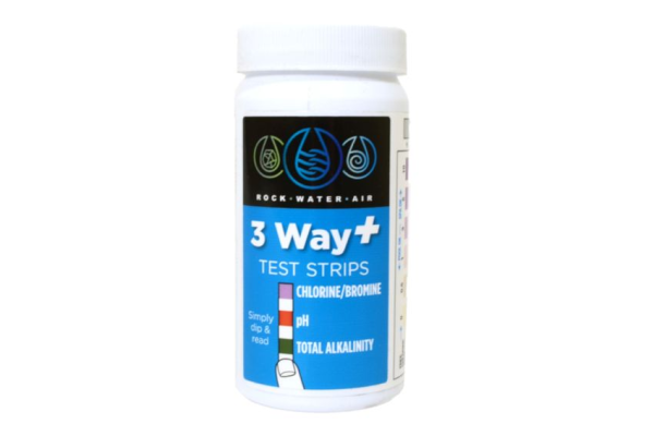 RWA 3-Way Plus Test Strips (Free Chlorine, Bromine, pH & Total Alkalinity)