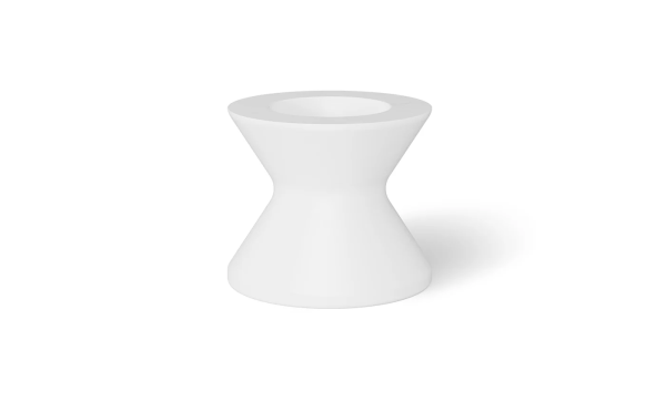 LLSG-ST-22LH-W | Ledge Lounger Signature Tall Ice Bin Side Table – No Hole