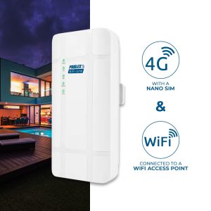 Alternative view of Poolex Wi-Fi Link - Outdoor Wi-Fi Antenna & 4G Router
