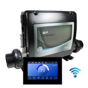 Balboa BP6013G2 Control Box & Spa Touch 3+ Black Panel 7″