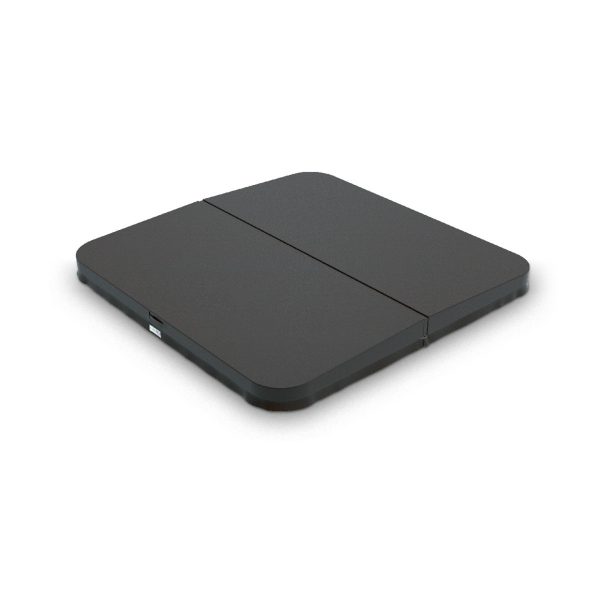 Hot Tub Cover – 220 cm x 220 cm, 5 cm Corner Radius, Vinyl – Black