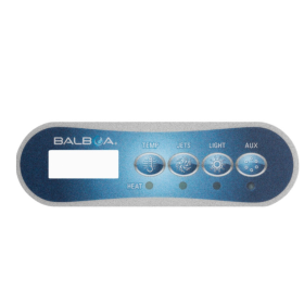 Balboa TP200T Overlay 4 Button (1p + Aux)