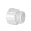 1.5″ White PVC Socket Nipple P/T