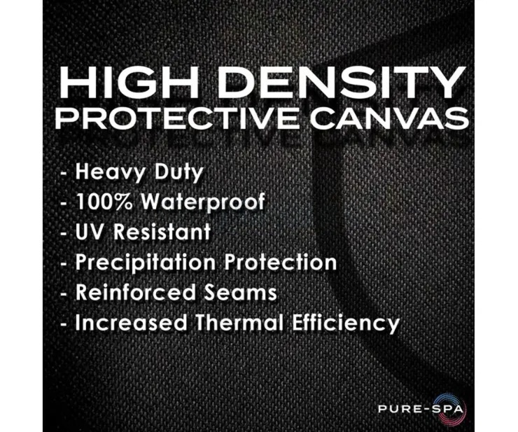 Hot Tub Cover Cap (Square) - 210 x 210 x 30 cm - Image 2